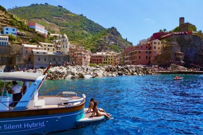 Cinque Terre Hybrid Boat Tour from Monterosso - Cinque Terre National Park cruising: the sea-level perspective