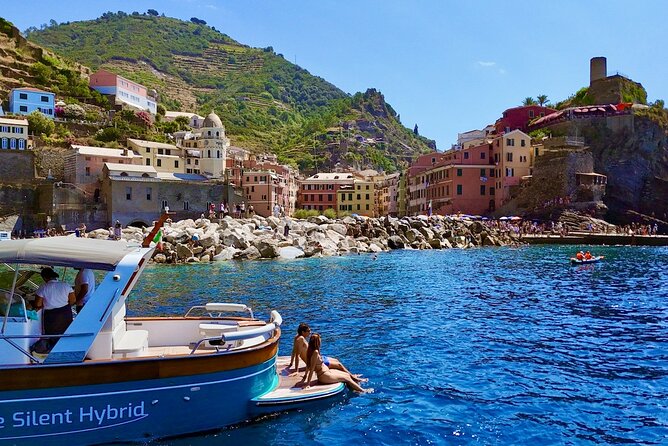 Cinque Terre Hybrid Boat Tour from Monterosso - Cinque Terre National Park cruising: the sea-level perspective