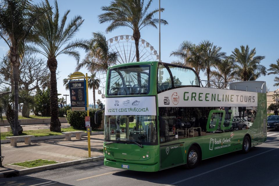 Civitavecchia: Hop-On Hop-Off Bus Ticket with Audio Guide - Old Port Area: the Roman backbone of the town