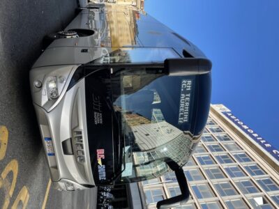 Civitavecchia: Transfer to Rome & Hop-on Hop-off Bus Ticket - The open-top hop-on hop-off bus: panoramic views plus audio guidance