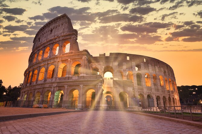 Colosseum by Evening Guided Tour with Optional Arena Floor Access - Trajan’s Column and the Roman Forum viewpoint: the warm-up stop