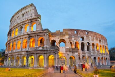 Colosseum by Evening Guided Tour with Optional Arena Floor Access - Entering the Colosseum with reserved entry and ID checks