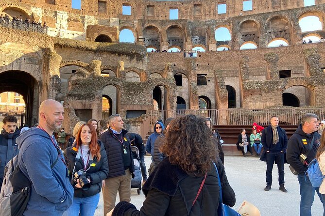 Colosseum Express Group Tour with Optional Arena Access - Entering The Colosseum With Arena Stage Option