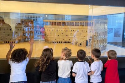 Colosseum Game for Kids and Families - Entering the Colosseum with admission already handled