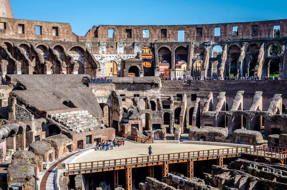 Colosseum Special Access Tour, with Ancient Temples & Tombs - From Gladiators Gate to the Arena Vantage Point