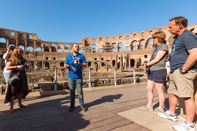 Colosseum with Arena Floor Access, Roman Forum & Palatine Hill - How the guide and headsets make this tour work