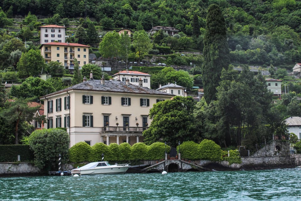 Como: Lake Como Shared Boat Tour - Luxury Hotels on the Opposite Shore: Hotel Sereno and Mandarin Oriental