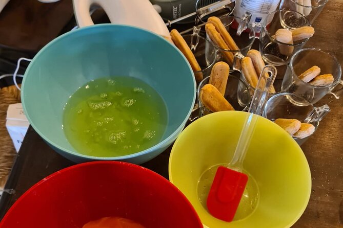 Cooking Class 2 Hour Spanish Steps - Fettucine and Tiramisù - Wine, limoncello, and coffee/espresso: the meal’s flavor layer