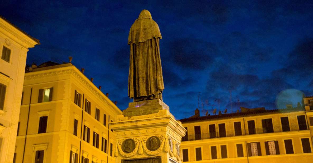 Dark Heart of Rome - Facts, Legend & Mystery Walking Tour - Campo de’ Fiori at Night: The Neighborhood That Fits the Stories