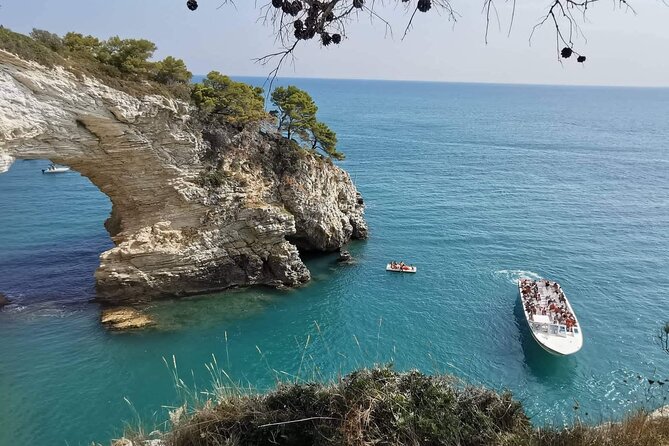 Desirèe experience. Visit of the marine caves of Vieste - Vignanotica bay break in summer: swim window and weather reality