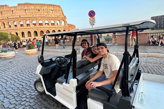 Discover Rome Highlights by Golf Cart Tour private tour - Colosseum Stop: Photo Moment Plus a Ticket Reality Check