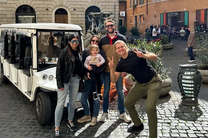 Discover Rome Highlights by Golf Cart Tour private tour - Spanish Steps and Trevi Fountain: Those Postcard Stops