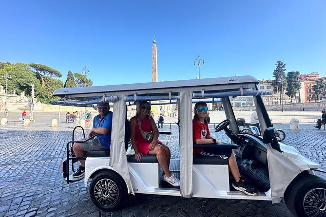 Discover Rome Highlights by Golf Cart Tour private tour - Piazza Navona: Baroque Fountains Without the Long Walk