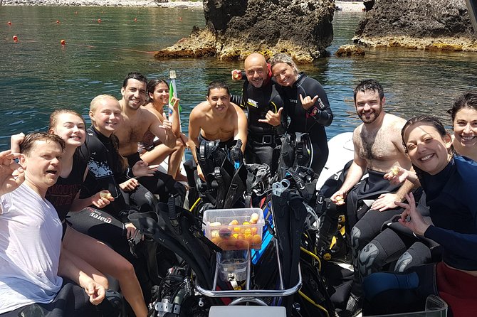 Diving for patented divers - Second underwater session: another briefing, same calm ratio