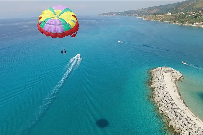 Double Parasailing flight to Tropea in Small Group - What Happens During the Flight: Harness Up, Lift Off, Then Coast Views