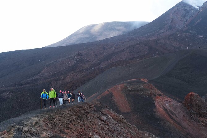 Etna excursion 3000 meters with 4x4 cable car and Trekking - Stop 3: Crateri Barbagallo, Lava Channels, and the Edge Walk
