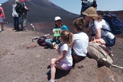 Etna Family Tour Excursion for families with children on Etna - Grotta della neve: helmets, torches, and a lava story underground