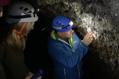 Etna Tour - HalfDay Small Group & licensed Tour Guide - Inside the lava tube: helmet lights, safety gear, and real underground silence