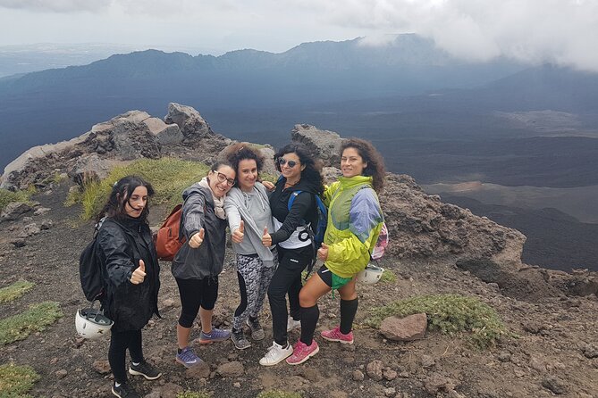 Etna trekking tour - Final steps down to Piano Provenzana (1900m) and the ride back