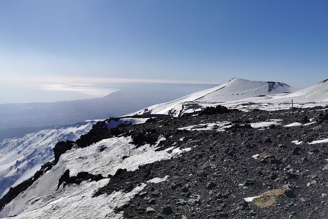 Etna: Winter excursion to 3.000mt - The main trek near 3,000m: snow, volcanic grit, and smart pacing