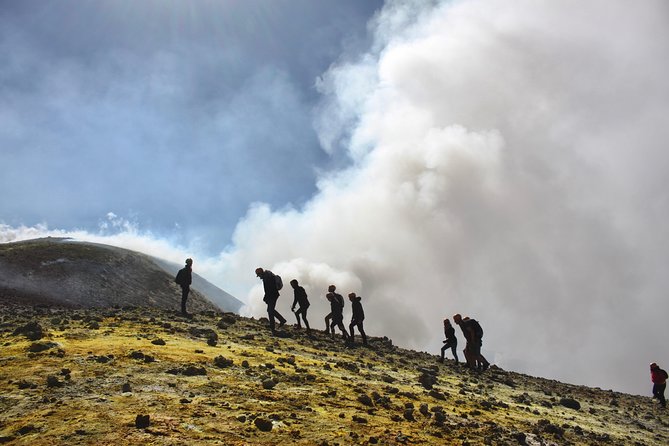 Excursion to the top of Etna |For good walkers (transport services not included) - Sea views and crater air: the payoff you’re working toward
