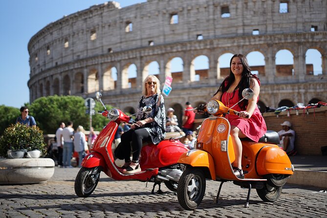 Explore Rome on a Vespa: Uncover the City's Hidden Gems - Colosseum to Piazza Venezia: quick orientation at the big-ticket spots