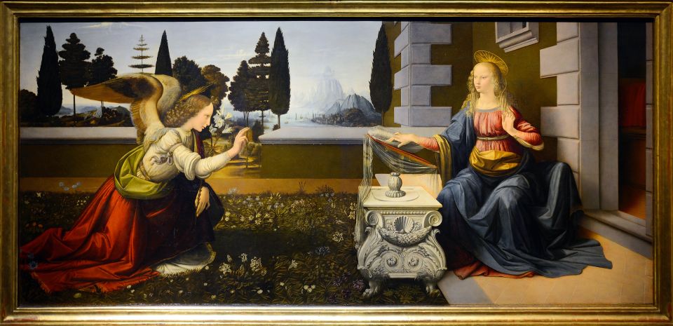 Florence: 4-Hour Private Tour Including Uffizi & Accademia - Florence historic core walk: Cathedral, Baptistery, and Giotto’s Bell Tower (outside)