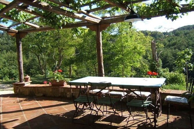 Florence Cooking Class in a Gorgeous Countryside Home with Maria - Sauce choices, wine, and eating outside with a view