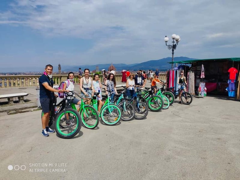 Florence: E-Bike Tour with Michelangelo Square - Piazzale Michelangelo: the view you ride to, not just stare at from afar