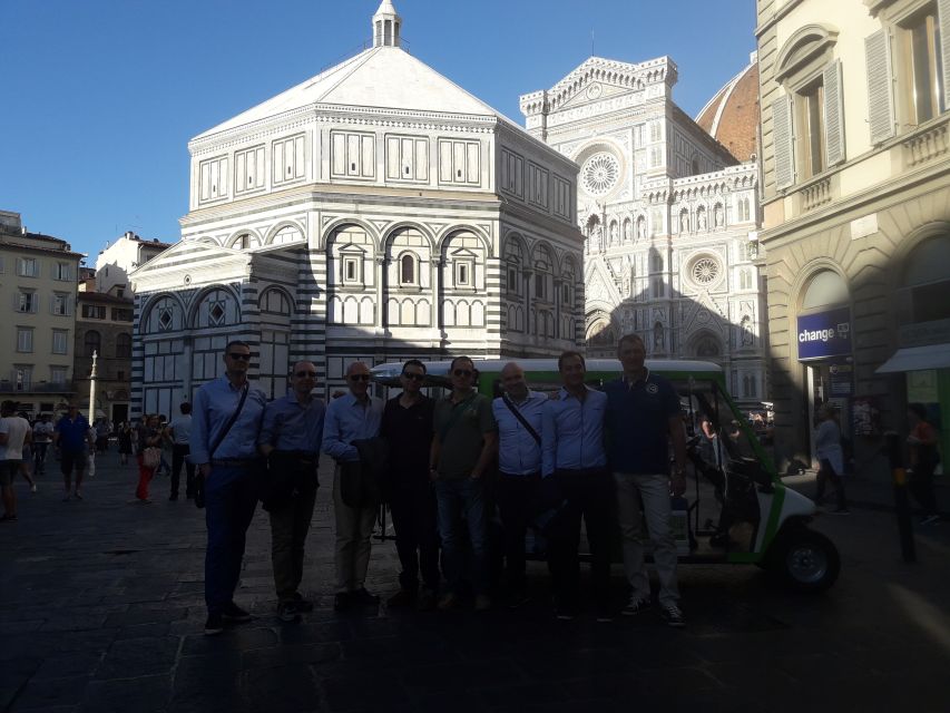 Florence: Eco-Friendly Golf Cart City Tour with Audio Guide - Where You Meet: Bar Bistrot Santa Croce, Then Off Through the Center