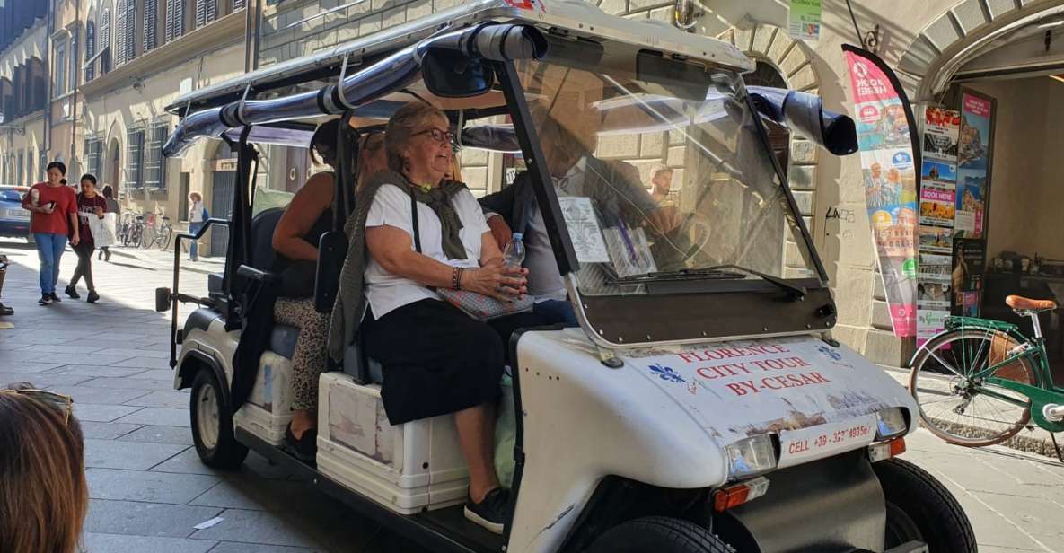 Florence: Eco-Friendly Panoramic Tour in Electric Golf Cart - Key things to know before you go