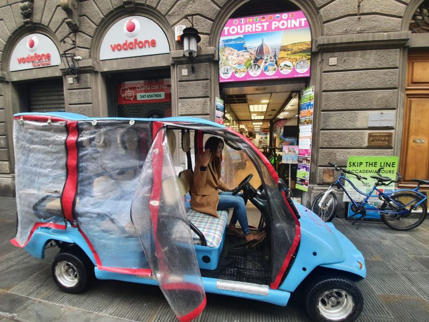 Florence: Eco-Friendly Panoramic Tour in Electric Golf Cart - Along the Arno to the hills: the ride that changes the feel