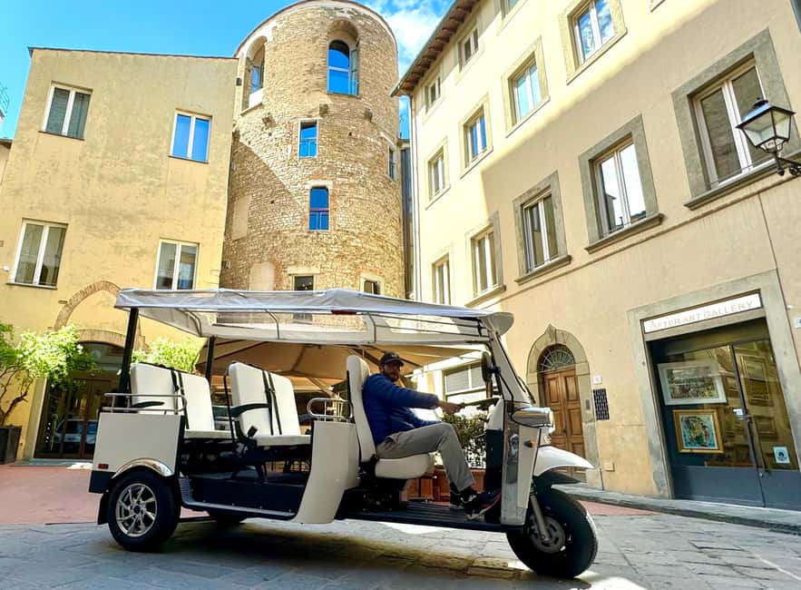 Florence: Electric Tuk-Tuk or Golf Cart City Tour - Key highlights you’ll care about