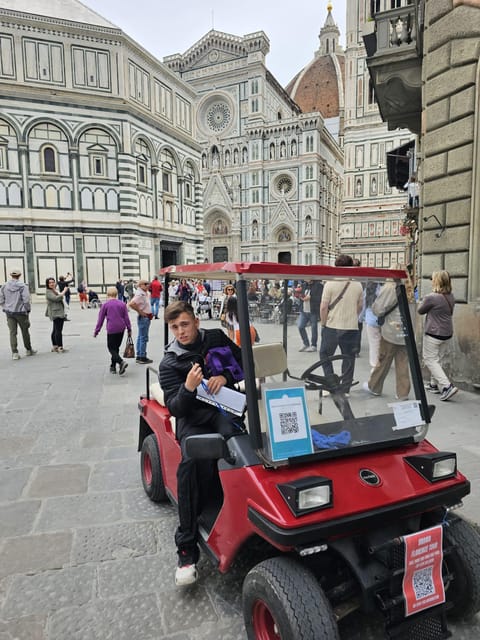 Florence: Michelangelo Hill Panoramic Tour with Food Tasting - Electric Golf Cart Comfort: How This Tour Actually Feels