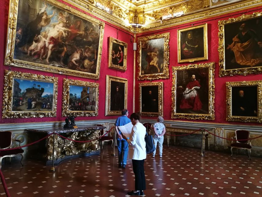 Florence: Pitti Palace and Palatina Gallery Ticket and Tour - The Palatine Gallery rooms: where the palace and painting work together