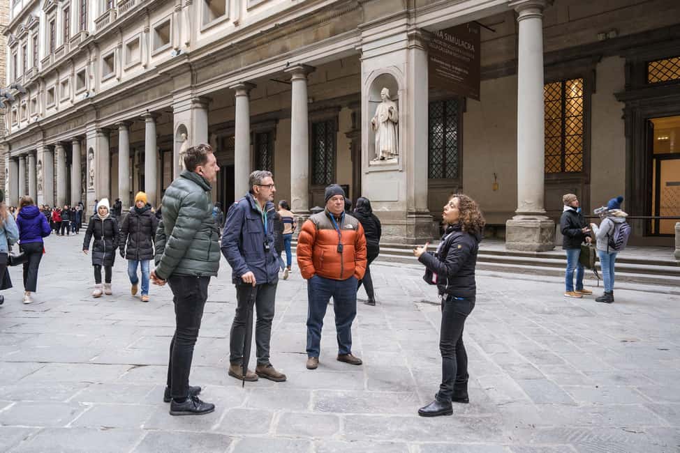 Florence: Uffizi Gallery Skip-the-Line Guided Tour - Uffizi building context: offices to masterpieces
