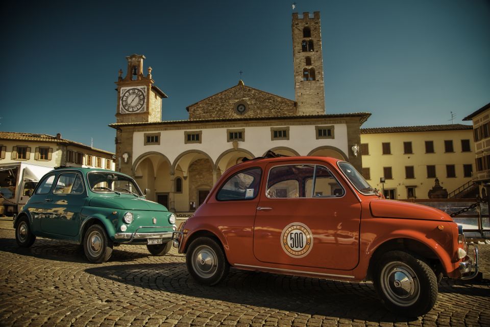Florence Wine Tasting and Tuscan Lunch in a Vintage Fiat 500 - The 500 Touring Club Start: Learning Your Fiat 500 the Easy Way