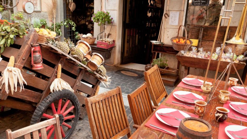 Frascati Wine Road from Rome: Tasting & Lunch - Porchetta, focaccia, biscotti, and jug wine in Frascati
