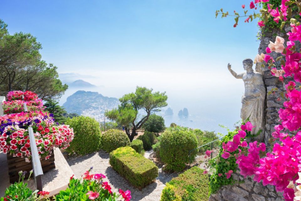 From Amalfi Coast: Capri and Anacapri Full-Day Guided Trip - H2: The Capri boat tour: Faraglioni, Villa Malaparte, and the water-level perspective