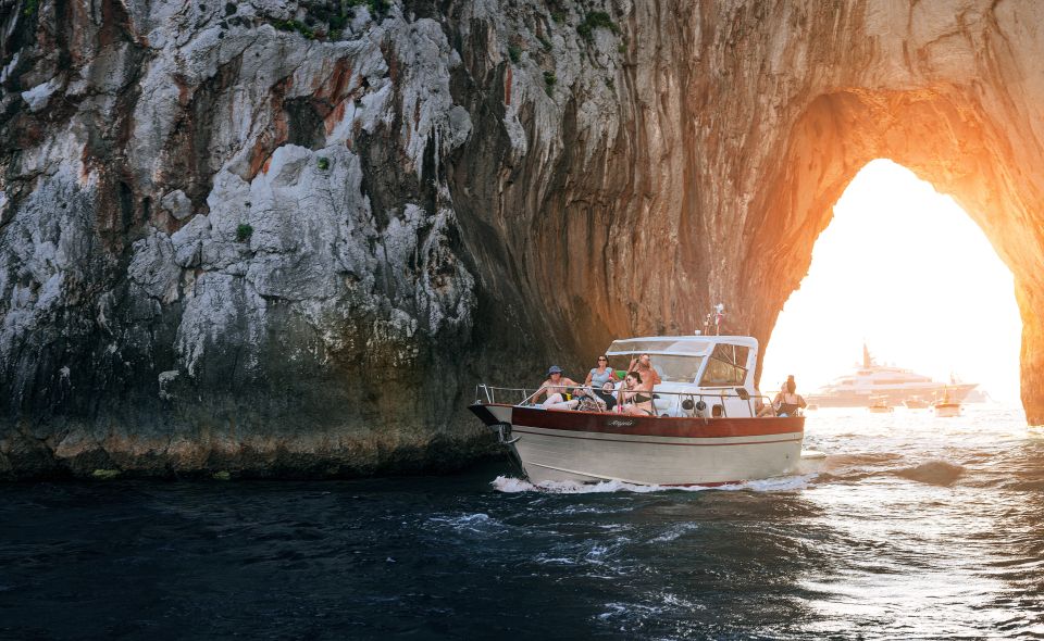 From Amalfi: Small Group Boat Excursion to Capri Island - Meeting at Piazza Flavio Gioia and the long Sorrento transfer