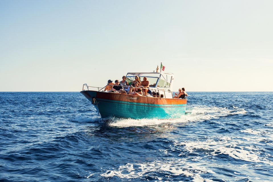 From Amalfi: Small Group Boat Excursion to Capri Island - Swimming and jumping off: the sea-time payoff