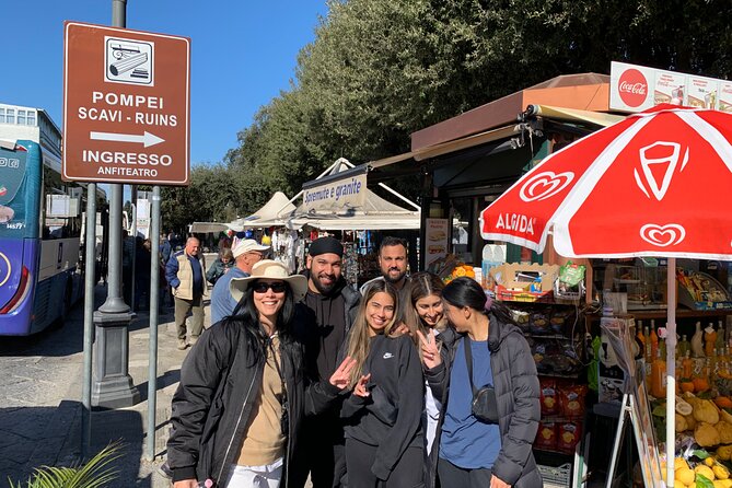 From Ashes to Azure: Private Pompeii & Amalfi Coast with Pick Up - Food and small stops: lemon desserts and cliffside restaurant choices