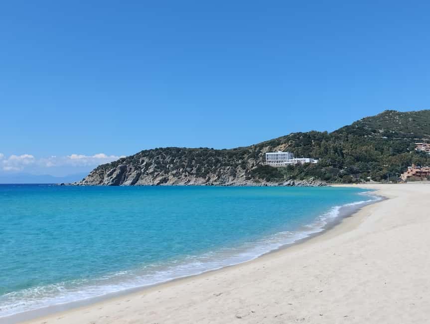 From Cagliari: Villasimius and Solanas Beaches Tour - Solanas area beach: white sand, granite rocks, and photo-friendly walks