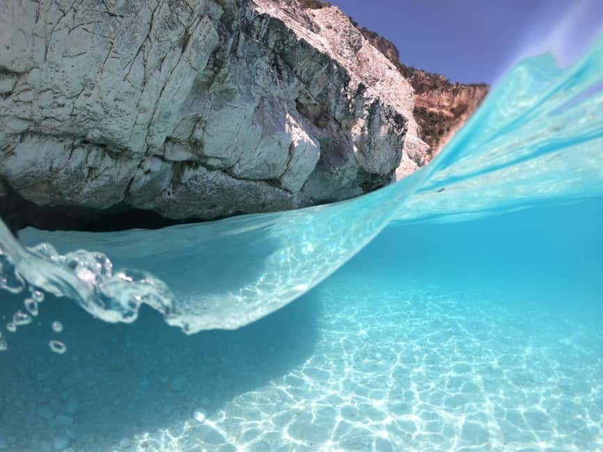 From Cala Gonone: Gulf of Orosei Dinghy Trip - What to bring: pack like it’s a swim day, because it is