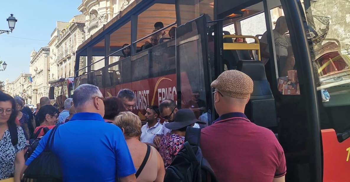 From Catania: Etna tour by Panoramic Bus - Catching the Bus Near Piazza Duomo: where to stand in Catania