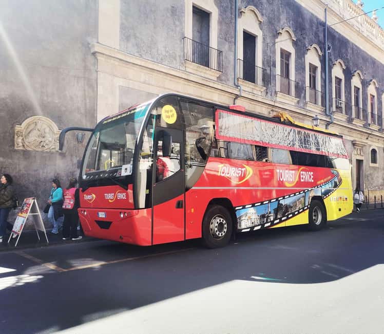 From Catania: Etna tour by Panoramic Bus - Panoramic Bus Ride + 6-language audio: the best way to “read” Etna