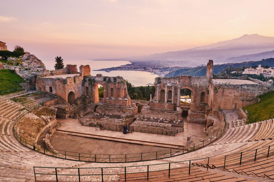 From Catania: Taormina, Isola Bella, and Castelmola Day Trip - Taormina old town walk: from Ancient Theatre to Piazza IX Aprile