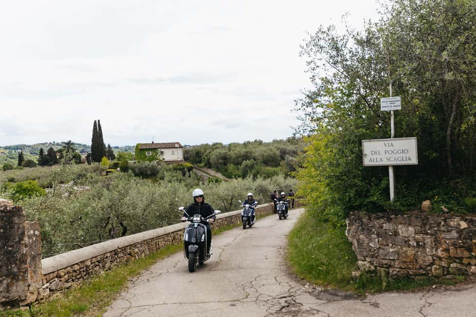 From Florence: Tuscan Countryside Vespa Tour with Tastings - Before you go: how the Vespa training works (and what to bring)