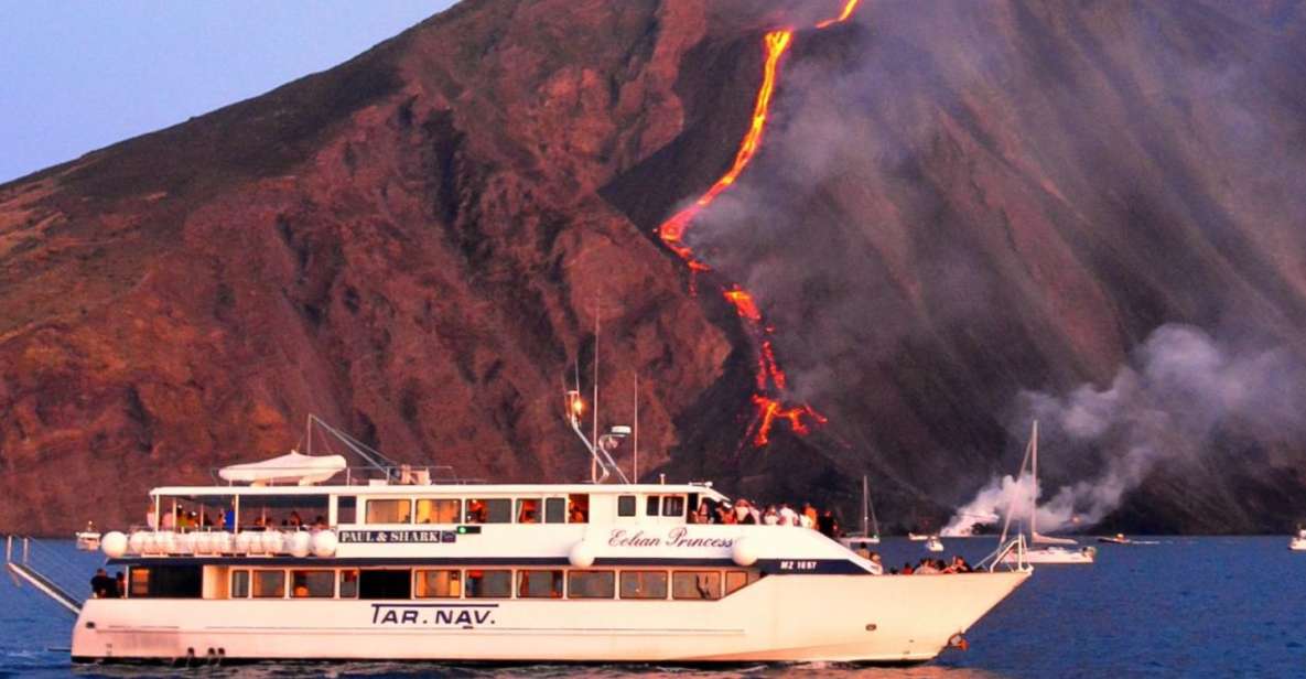 From Milazzo: Panarea and Stromboli Boat Trip by Night - Quick hits before you go