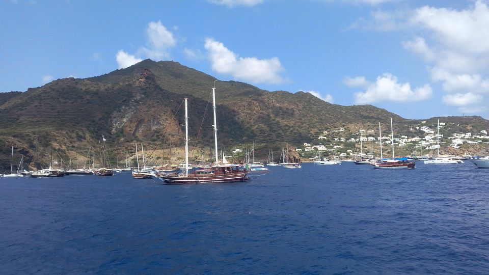 From Milazzo: Panarea & Stromboli Cruise Excursion - Stromboli from the Scari port: beaches, the church square, and the lighthouse view